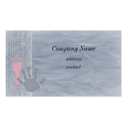 Child profession business card (front side)