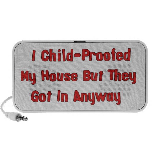 Child-Proofing Failure Travelling Speaker