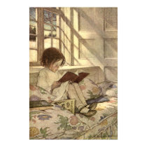 Child Reading Book posters by YesterdayCafe Child Reading Book posters