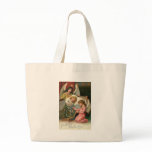 Child Sleeping with Angels Canvas Bags