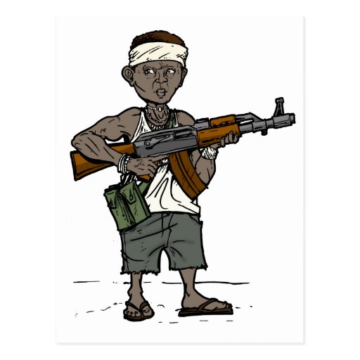Child Soldier Post Card
