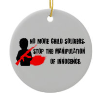 Child Soldiers Christmas ornamentation for humanly ornaments