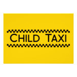 Child Taxi Funny Design for Driving Fathers/Moms Personalized Invitation