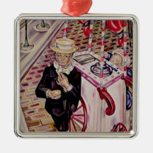 Child with an Ice Cream Christmas Ornaments