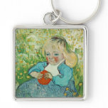 Child with an Orange by Vincent van Gogh Keychain