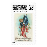 Child with Flag Postage