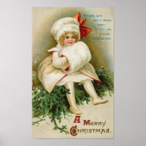 Child with Muff Print