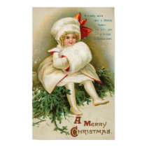 Child with Muff Print