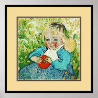 Child with Orange, 1890. Vincent van Gogh Poster