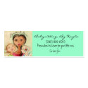 Childcare/Babysitting Card business cards