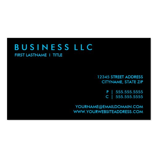 childcare. (color customizable) business cards (back side)