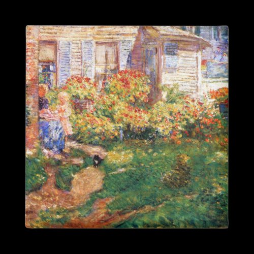Childe Hassam - A fishing hut Gloucester Fridge Magnets