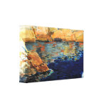 Childe Hassam - Beryl look at the pond canvas prints