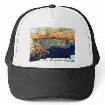 Childe Hassam - Beryl look at the pond Hats