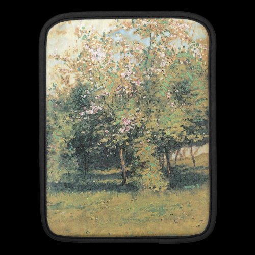 Childe Hassam - Blooming Trees Sleeve For Ipads