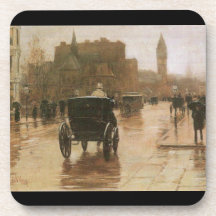 Childe Hassam - Columbus Avenue Coasters