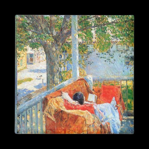 Childe Hassam - Couch and Veranda at Cos Cob Magnet