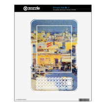 Childe Hassam - Havana Cuba Skin For Kindle 3