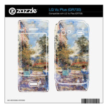 Childe Hassam - In a French garden Skin For LG Vu Plus