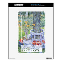 Childe Hassam - Mrs Hassams Garten in East Hampton Skin For Kindle 3