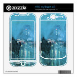 Childe Hassam - Nocturne Railway Crossing Chicago HTC myTouch 4G Decals