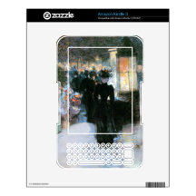 Childe Hassam - Paris Nocturne Kindle Decals