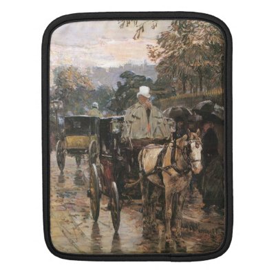 Childe Hassam - Rue Bonaparte iPad Sleeves