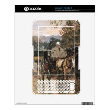 Childe Hassam - Rue Bonaparte Skins For Kindle 3
