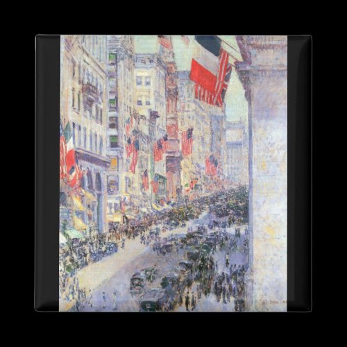 Childe Hassam - The avenue along 34th Street May 1 Magnet