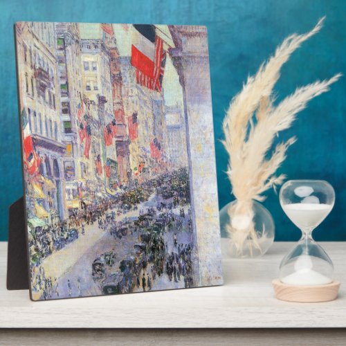 Childe Hassam - The avenue along 34th Street May 1 Photo Plaque
