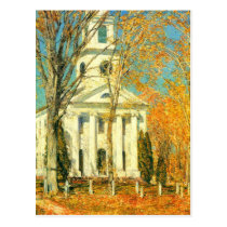 Childe Hassam - The Church of Old Lyme Connecticut postcards
