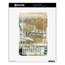 Childe Hassam - The hut and the skyscrapers Decals For The Kindle