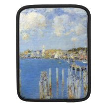 Childe Hassam - The inland port of Gloucester Sleeves For iPads