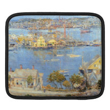 Childe Hassam - The port of Gloucester Sleeve For iPads