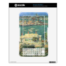 Childe Hassam - The port of Gloucester Decal For Kindle
