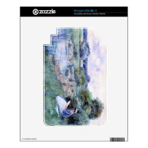 Childe Hassam - Woman reading Decals For Kindle