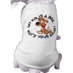 Childfree Dog Owner Vs Parents with Bad Kids Doggie Tshirt