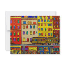 Childhood Bronx 6 by Piliero invitations
