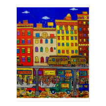 Childhood Bronx 6 by Piliero Postcard