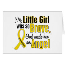 Childhood Cancer ANGEL 1 Little Girl cards