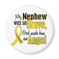 Childhood Cancer ANGEL 1 Nephew magnets