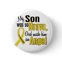 Childhood Cancer ANGEL 1 Son buttons