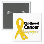 Childhood Cancer Awareness Ribbon buttons