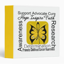 Childhood Cancer Butterfly Inspirations Binder