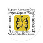 Childhood Cancer Butterfly Inspirations stickers