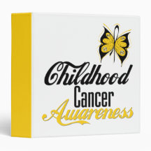 Childhood Cancer Butterfly Medical Binder