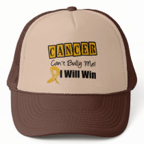 Childhood Cancer Cant Bully Me I Will Win Trucker Hat