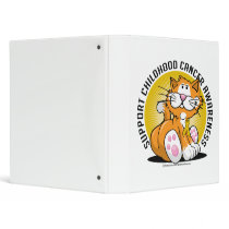 Childhood Cancer Cat binders