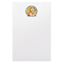 Childhood Cancer Cat stationery by fightcancertees Childhood Cancer Cat stationery