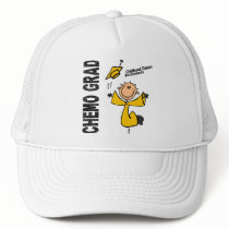 Childhood Cancer CHEMO GRAD 1 hats